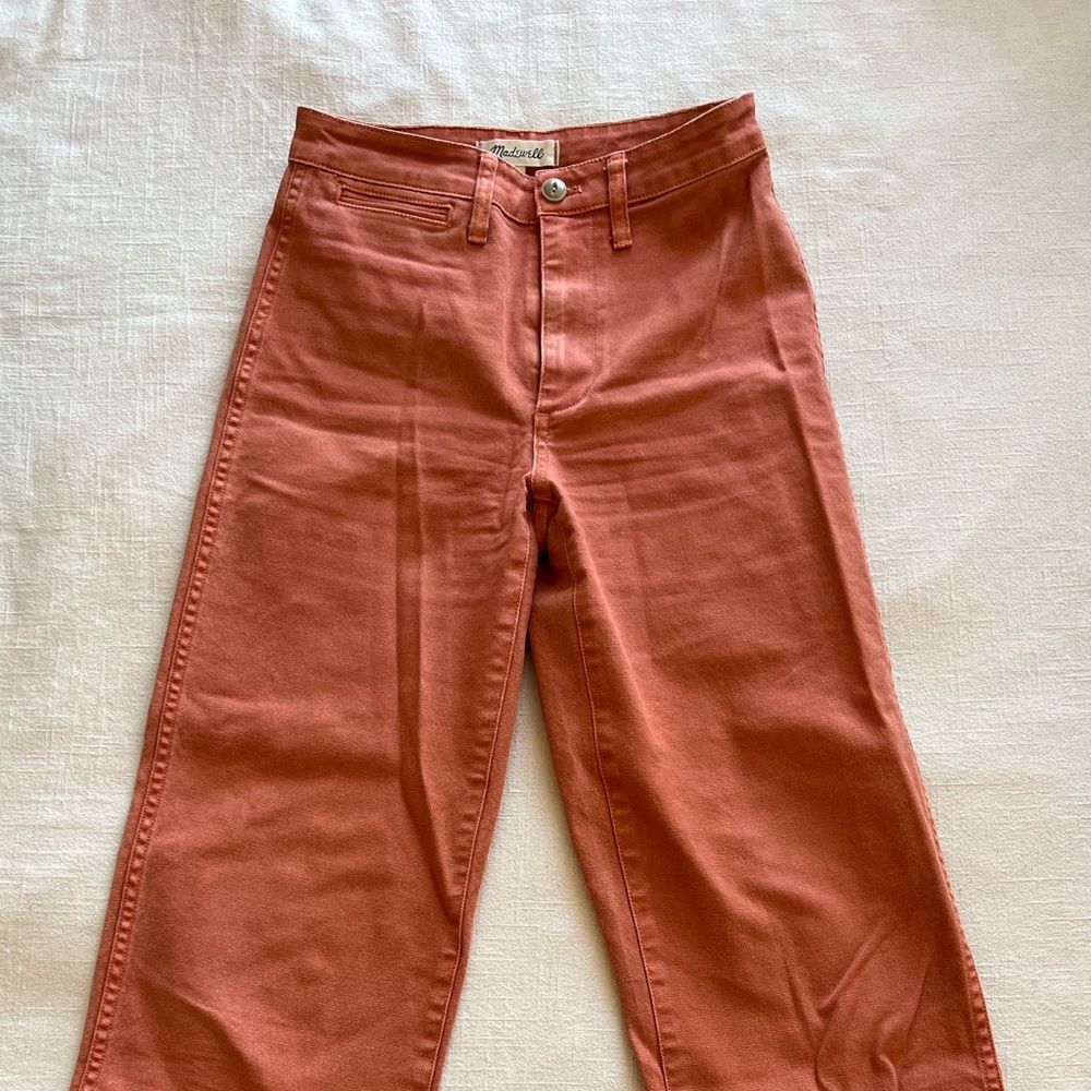 MADEWELL - Women's Slim Emmett Wide Leg Crop Pants